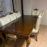 میز غذا خوری بزرگ هشت نفری