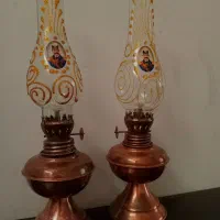 چراغ نفتی مسی زیبا