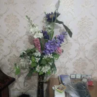 گل های خارجی ..هرشاخه ۳۵۰یاس سفید وبنفش وغیره