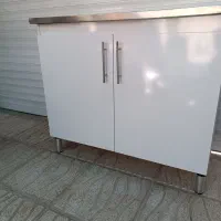 سینک ظرفشویی با کابینت ام دی اف 100×50|مصالح و تجهیزات ساختمان|شیراز, شهرک کوشکک|دیوار