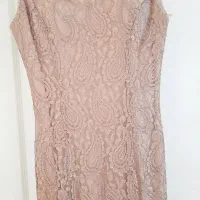 لباس مجلسی تمام گیپور دنباله دار