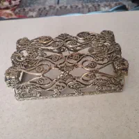 جا دستمال کاغذی برنز قدیمی واصل|صنایع دستی و سایر لوازم تزئینی|همدان, |دیوار