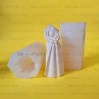 قالب سیلیکونی شمع گیفت عروس داماد