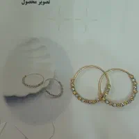 فروش ۲ جفت گوشواره طلا