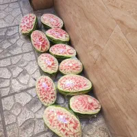 حکاکی هندوانه و میوه آرایی یلدا (واوان)|خدمات پذیرایی، مراسم|اسلامشهر, شهرک واوان|دیوار