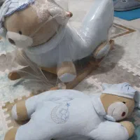 ست راکر خرسی و جای دستمال کاغذی