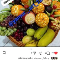 حکاکی کدو وهندوانه شب یلدا|صنایع دستی و سایر لوازم تزئینی|مراغه, |دیوار