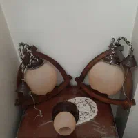 یک جفت لوستر و سه عدد دیوار کوب