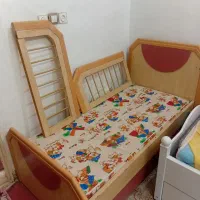 تخت کودک همراه تشک