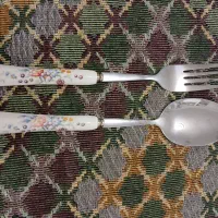 قاشق چنگال ملاقه قاشق سالاد ویکتوریا