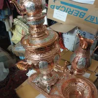 یک سرویس سماورمسی نو نو|کلکسیون اشیاء عتیقه|تهران, امام زاده عبدالله|دیوار