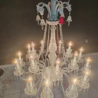 لوستر باکارات ۱۸ شعله تنه بلند کریستالی|لوستر و چراغ آویز|تهران, بهارستان|دیوار