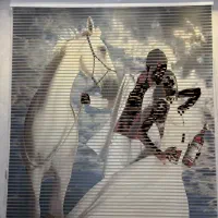 پرده زبرا با زیر پرده ای|پرده، رانر، رومیزی|تهران, آزادشهر|دیوار