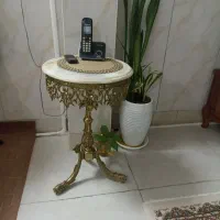 میز تلفن برنز پایه ماهی تمیز سالم سنگین