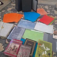 پوشه ی کاغذی وپلاستیکی تعداد3عددکتاب ویک آلبوم عکس|لوازم التحریر|مشهد, شهید آوینی|دیوار