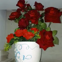 گل رز وارداتی خارجی مخملی مصنوعی