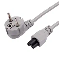 کابل برق ۱.۵ متری سه پین لپ تاپ Orange رنگ خاکستری|قطعات و لوازم جانبی رایانه|ساری, |دیوار