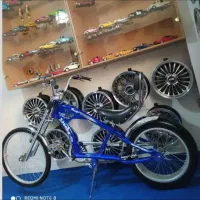 دوچرخه قدیمی ۲۸ و موتور براوو و دوچرخه ۲۶ مارلین