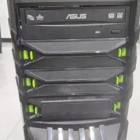 پوسته کیس کامپیوتر گرین به همراه دی وی دی رایتر|قطعات و لوازم جانبی رایانه|اهواز, کوی باهنر|دیوار