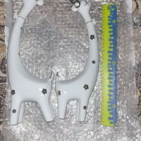 دو عدد گوزن دکوری|مجسمه، تندیس، ماکت|فردیس, شهرک ۱۱۰|دیوار