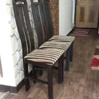 ۶ عدد صندلی چوبی غذاخوری