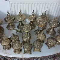 مجسمه برنز میز جلومبلی ظروف پذیرایی جذاب سیقلی اصل|ظروف سرو و پذیرایی|قم, پردیسان|دیوار