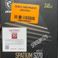 هارد / حافظه ssd مدل msi s270 ظرفیت ۲۴۰ گیگابایت