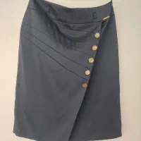 دامن مدل دار ترک سایز ۴۲..۴۲ وشومیزحریر ۴۰ ..۴۲