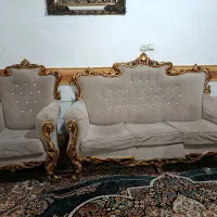 مبل سلطنتی 9 نفره قیمت مناسب|مبلمان خانگی و میز عسلی|محمدیه-قزوین, |دیوار