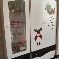 کمد لباس بچه و دوچرخه