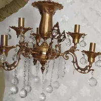 لوستر برنز سه شاخه بسیار شیک