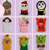 لیف های عروسکی خوشگل وجذاب|لوازم حمام|رشت, دیلمان|دیوار