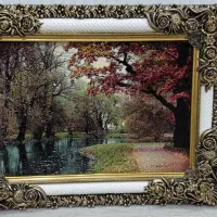 تابلو فرش کاملا نو|تابلو فرش|صومعه‌سرا, |دیوار