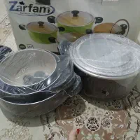 سرویس قابلمه تفلون زنبوری ۷ پارچه زرفام