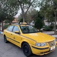 سمند تاکسی EF7 + خط|خودرو سواری و وانت|قزوین, |دیوار