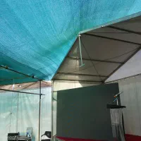 تنها تولیدکننده تور سایبان استاندارد سبز مشکی آبی