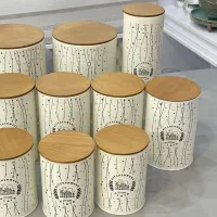 پاسماوری فلزی با درب چوب|ظروف نگهدارنده، پلاستیکی، یک‌بارمصرف|دهدشت, |دیوار