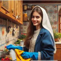 نیازمند نظافت و آشپزی