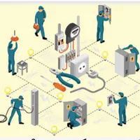 برق برقکار صنعتی وساختمان روشنایی دوربین مدابسته