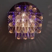 ۲عدد لوستر آویز ال ای دی دار چهار نور مختلف|لوستر و چراغ آویز|تهران, علی‌آباد|دیوار