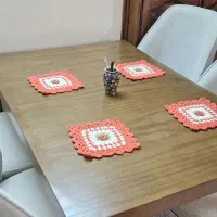 پاپوش بافت و رومیزی و کوسن|صنایع دستی و سایر لوازم تزئینی|چرام, |دیوار