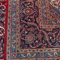 فرش دستبافت اصل قدیمی 12 متری صادراتی کاشان قطبی