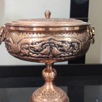 آجیل خوری مسی قلم کاری شده