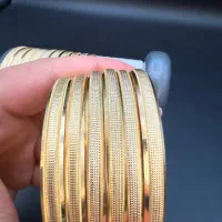 النگو ۴ درصد  شنی آینه ای وزن ۳.۹۱۰ طلا بدون اجرت|جواهرات|تهران, شمشیری|دیوار