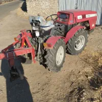 گاواهن شخم زنی و روتیواتور زنی تراکتور باغی کمرشکن