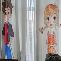 پنل پرده اتاق کودک