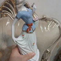 مجسمه چینی دختر سبد به دست|مجسمه، تندیس، ماکت|رباطکریم, شترخوار|دیوار