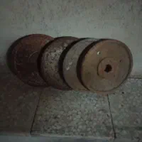 ۴عدد وزنه پنج کیلویی هارتر وکیسه بکس سالم
