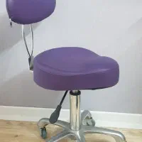 تابوره زین اسبی پایه استیل