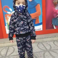 ست بچگانه توکرکی وارداتی و تدی وهودی شلوار|کفش و لباس بچه|اسلام‌شهر, شهرک قائمیه|دیوار